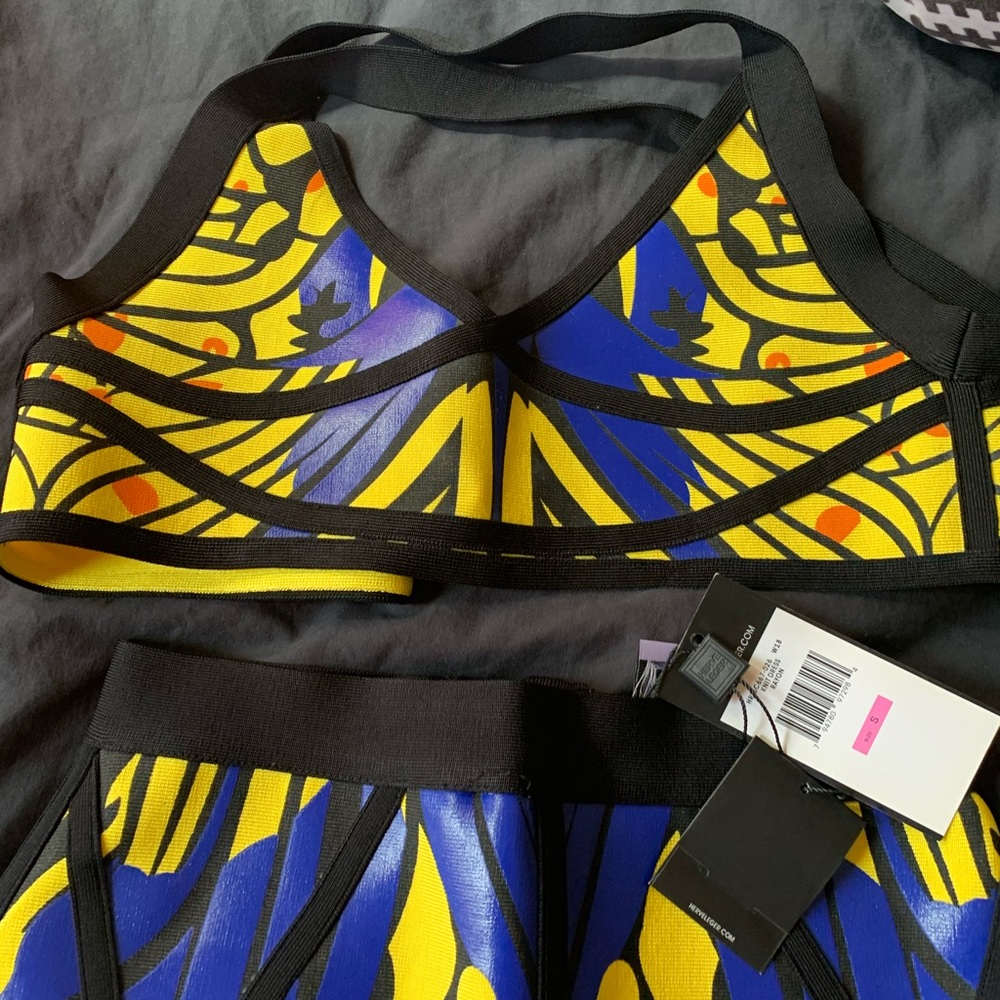 2-Piece Herve Leger Bandage Dress